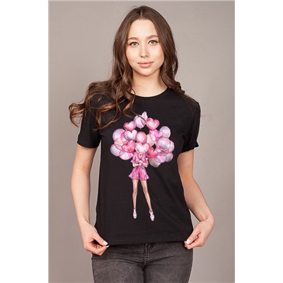 Элиза, Женская футболка с принтом воздушные шары