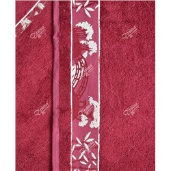 Набор бамбуковых полотенец (Бордовый)