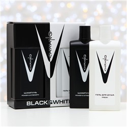 Подарочный набор Viking Black&White: шампунь, 300 мл + гель для душа, 300 мл