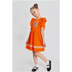 Платье детское Золушка оранжевый