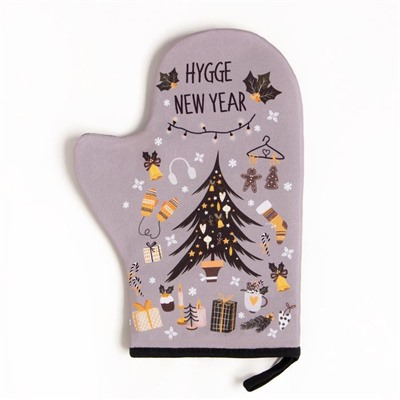 Новогодний набор подарочный "Hygge" варежка-прихватка, лопатка силикон