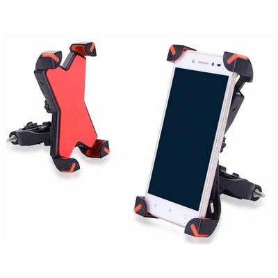 Универсальный велосипедный держатель для смартфона Phone Holder PH-666, 360°, Акция! Красный