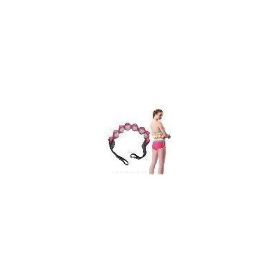 Роликовый ручной массажер-лента Massage Rope HX-8866, Акция! Розовый