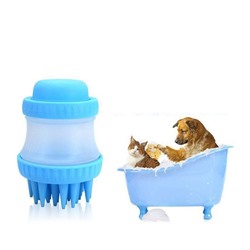Щетка для животных Cleaning Device The Gentle Dog Washer, Акция! Голубой