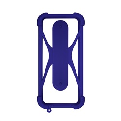 Чехол-бампер универсальный для смартфонов #1, р. 4.5"-6.5", синий, OLMIO