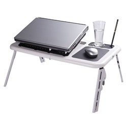 Портативный столик для ноутбука с охладителем E-Table, Акция!