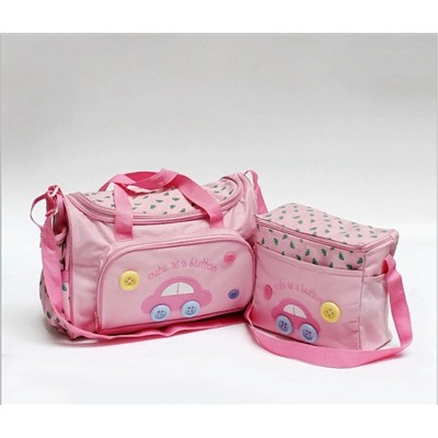 Комплект сумок для мамы Cute as a Button, 3 шт, Акция! Розовый