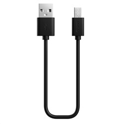 Кабель USB 2.0 - microUSB,  1м, LongPlug, черный, OLMIO
