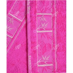 Набор бамбуковых полотенец (Розовый)