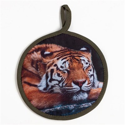 Набор подарочный Tiger кухонное полотенце, прихватка, силиконовая форма