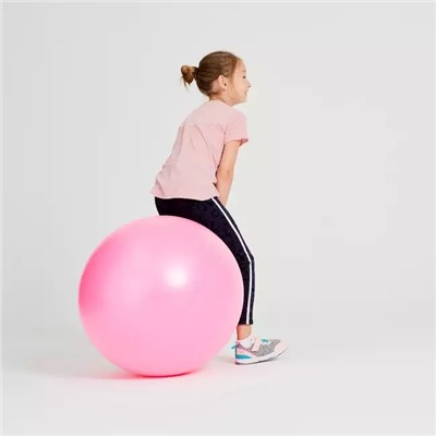 Футболка спортивная для малышей 500 Baby Gym розовая DOMYOS