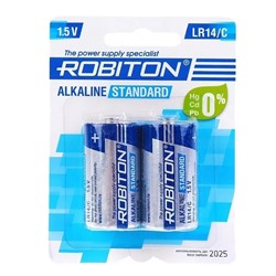 Батарейка Robiton LR14 алкалиновая