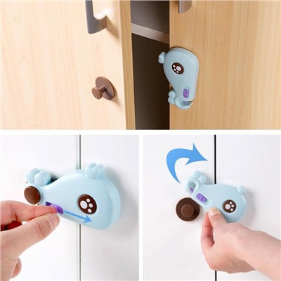 Защита от детей на шкафы Whale Shape Safety Lock Beideli, Акция! Белый