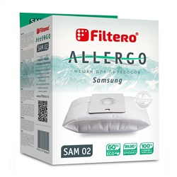 Filtero SAM 02 (4) Allergo, пылесборники