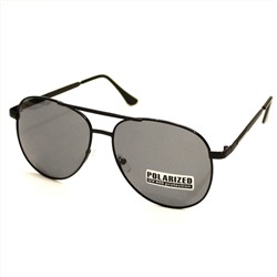 Солнцезащитные мужские очки, поляризованные, УФ 400, 301004, чёрные стёкла, арт.254.045