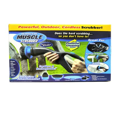 Беспроводная щётка для уборки Hurricane Muscle Scrubber, Акция!