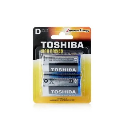 Батарейка Toshiba LR20 алкалиновая