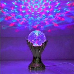 Декоративный LED-светильник Шар В Руках, 18 см, Акция! Светло-розовый