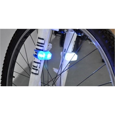 Универсальный силиконовый велосипедный фонарь, Акция! Синий