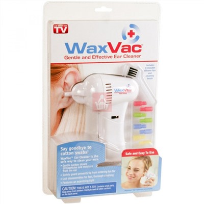 Вакуумный очиститель ушей  WaxVac (Вакс Вак), Акция!