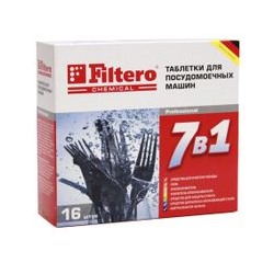 Filtero Табл. д/ПММ "7в1" 16 шт., Арт. 701