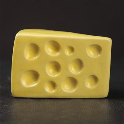 Кормушка для грызунов "Сыр", жёлтая, керамика