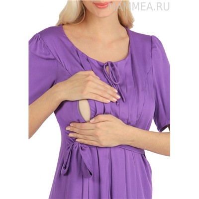 Платье для беременных и кормящих Фабиана (фиолетовое)