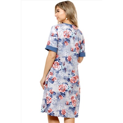 NSD стиль, Женский халат с принтом цветы