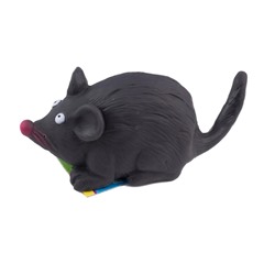 Виниловая игрушка-пищалка для собак Испуганная Мышка, 15 см, Акция!