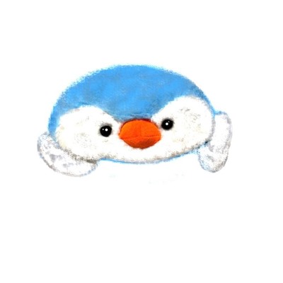 Светодиодная шапка Пингвин с подвижными лапками, Акция! Голубой