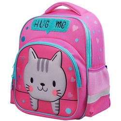 Рюкзак Berlingo Kids "Sweet Kitty" 36*27*12см, 1 отделение, 3 кармана, эргономичная спинка, LED кант