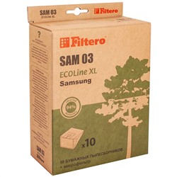 Filtero SAM 03 (10+фильтр) ECOLine XL, бумажные пылесборники