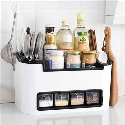 Стеллаж для кухонной утвари и специй Clean Kitchen Necessities-Bos JM-603, Акция! 4 ящичка