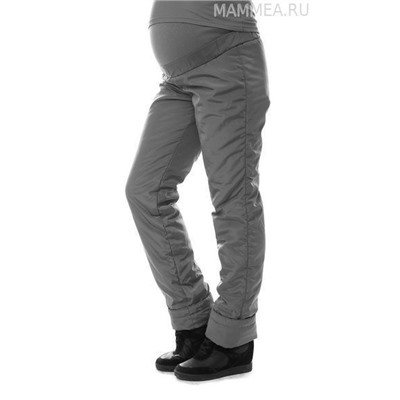 Утепленные брюки "Дагни" для беременных (черные) (размер 40-42)