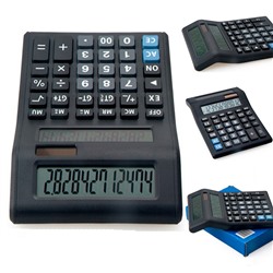 Бухгалтерский настольный 12-разрядный калькулятор с двойным дисплеем  Kaerda CT-8122, Акция!