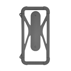 Чехол-бампер универсальный для смартфонов #2, р. 4.5"-6.5", серый, OLMIO