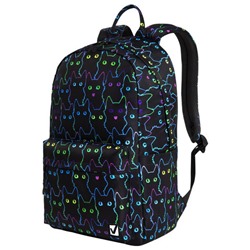 Рюкзак BRAUBERG DREAM универсальный с карманом для ноутбука, эргономичный, "Foxes", 42х26х14 см, 270770
