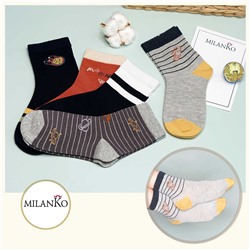 Детские хлопковые носки  (Узор 7) MilanKo D-222 Узор 7 (планеты)