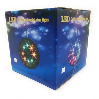 Эксклюзивный шар с LED светодиодами  Ceiling Colourful Star Light, Акция! 25 см