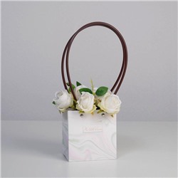 Пакет влагостойкий для цветов With love, 11,5 х 12 х 8 см