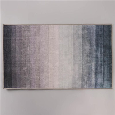 Коврик Доляна «Нега», 60×100 см, цвет серый