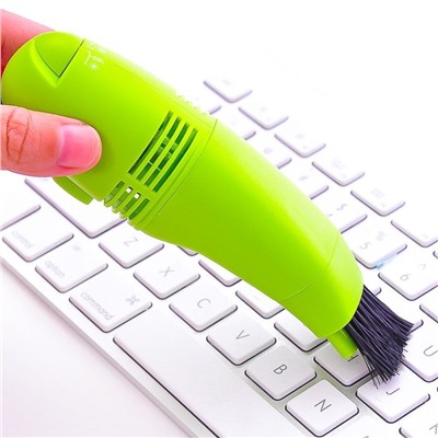 Мини пылесос для клавиатуры от USB, Акция! Зелёный