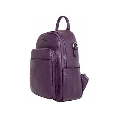 Сумка-рюкзак 582/Черный/Фиолетовый
