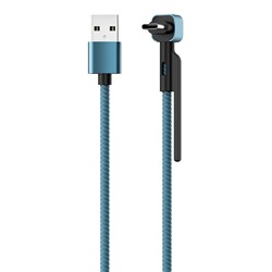 Кабель STAND, USB 2.0 - Type-C, 1.2м, 2.1A, OLMIO