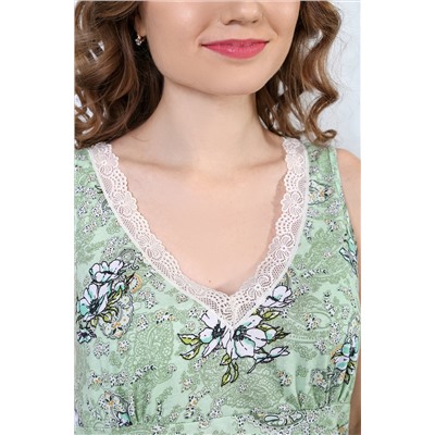 VLT VIOLETTA, Женская сорочка с цветочным принтом