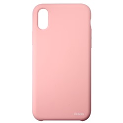 Velvet iPhone X/XS (нежно-розовый) чехол Olmio