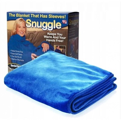 Одеяло-плед с рукавами Snuggie (Снагги), Акция! Бордовый