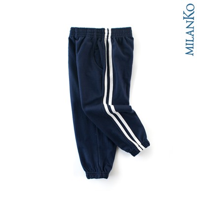 Детские брюки спортивные MilanKo BS-0401 Тёмно-синие/130
