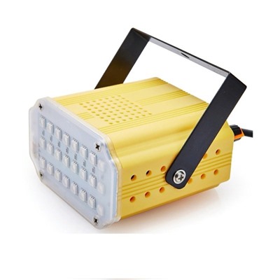 Комнатный мини-стробоскоп Mini Room Strobe 24 LED, Акция! Жёлтый