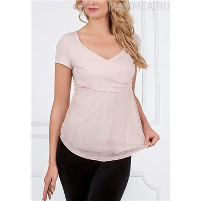 Блуза для беременных и кормящих "Dreams" - св.розовый, размер 48